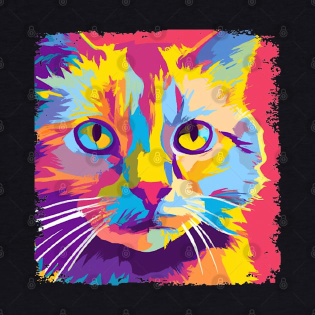 Javanese Cat Pop Art - Cat Lover Gift by PawPopArt